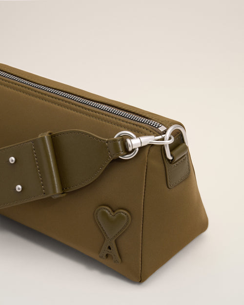 Brown nylon Marcel bag - Woman - 11 - AMI Paris - Ami Paris