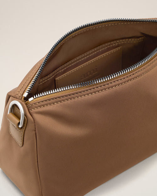 Brown Nylon Canvas Marcel  Bag - 12 - Ami Paris