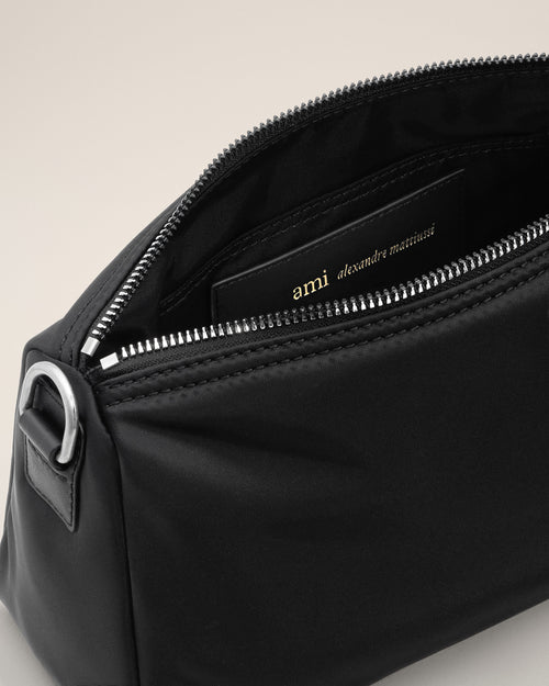 Black Nylon Marcel Bag - 12 - Ami Paris