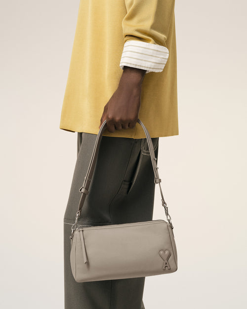 Grey Nylon Marcel Bag - 2 - Ami Paris