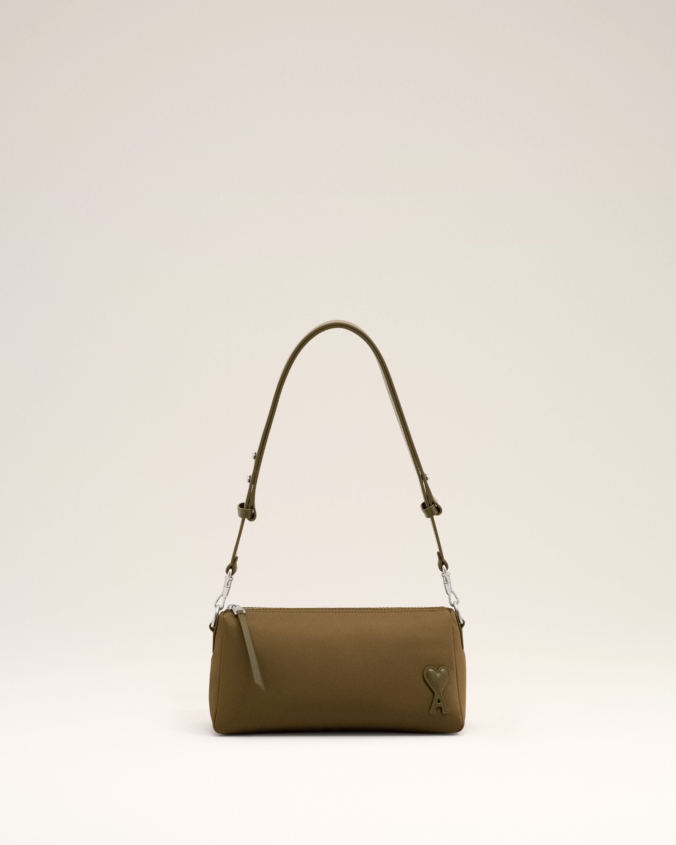 Brown nylon Marcel bag - 7