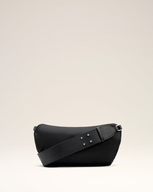 Black Nylon Canvas Marcel Bumbag - 10 - Ami Paris