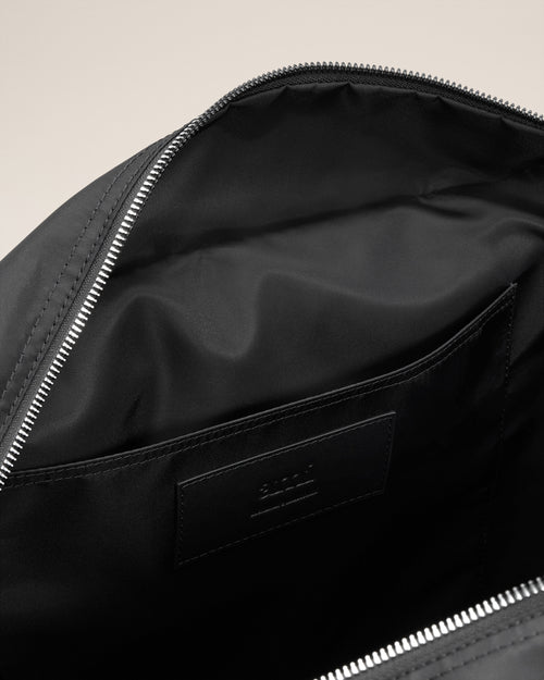 Black Nylon Canvas Marcel Shopping Bag - 6 - Ami Paris