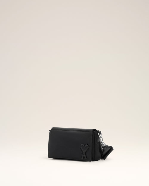 Black Nylon Marcel Lunch Box Bag - 3 - Ami Paris
