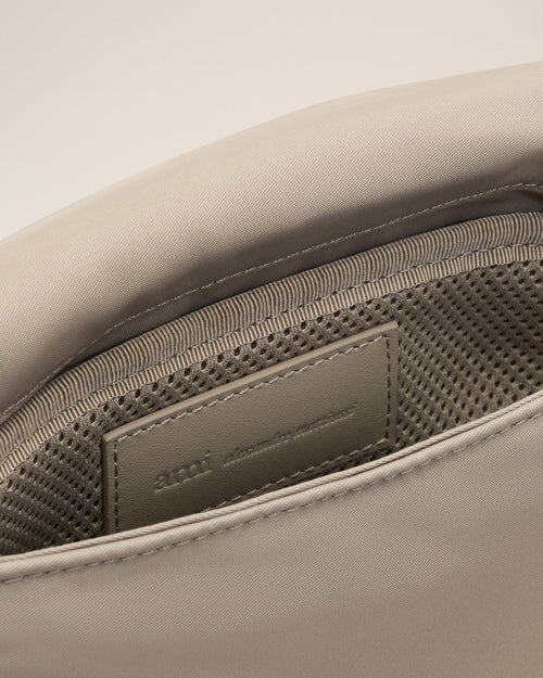 Grey Nylon Marcel Lunch Box Bag - 6 - Ami Paris