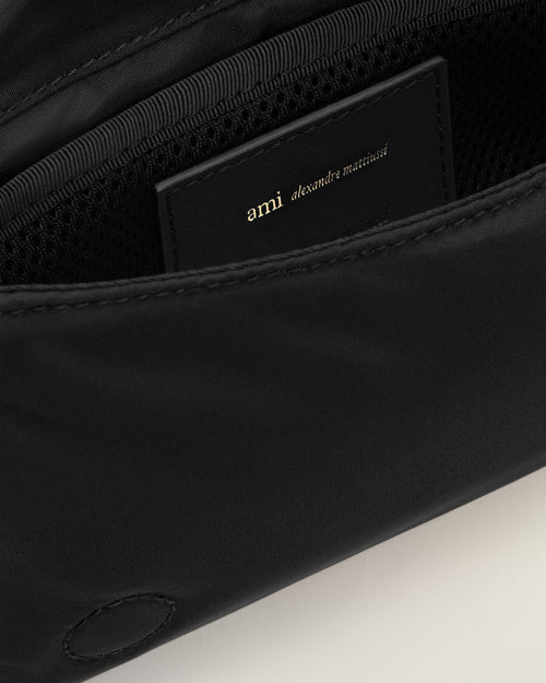 Black Nylon Marcel Lunch Box Bag - Woman - 12 - AMI Paris - Ami Paris