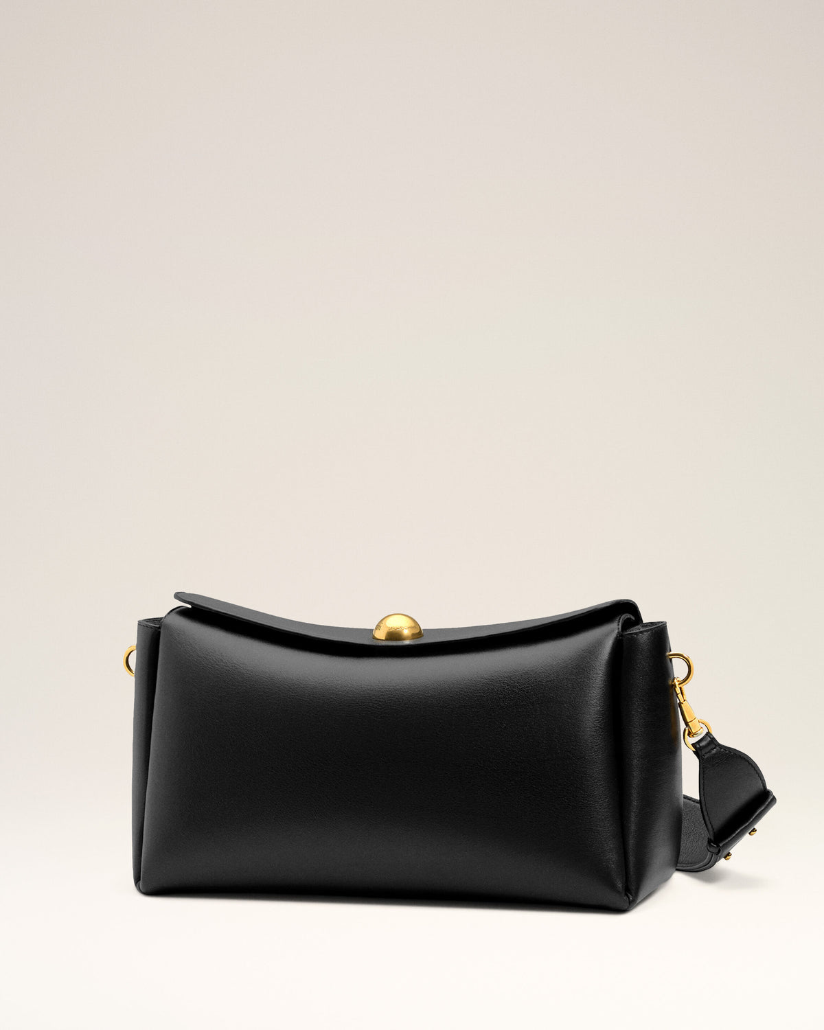 Sac Carrousel moyen noir en cuir de veau - 4