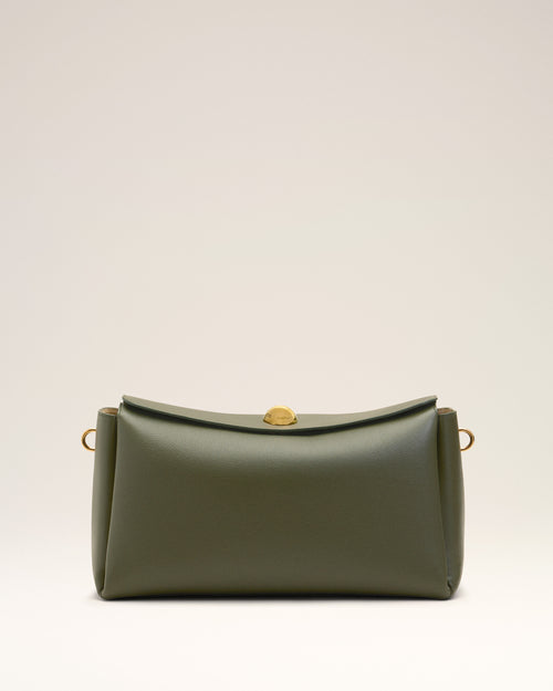 Green Cow Leather Carrousel Medium Bag - 3 - Ami Paris