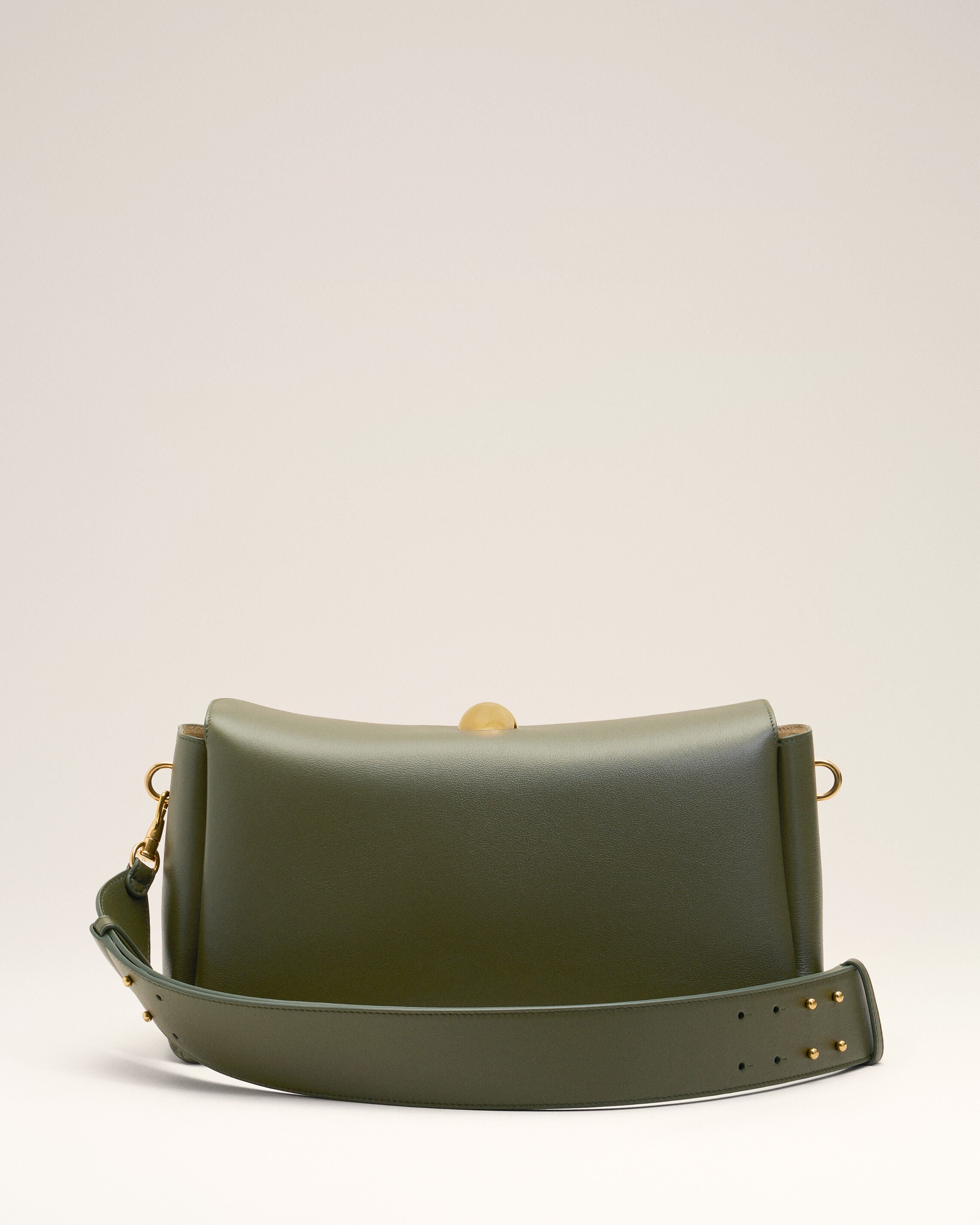 Green Cow Leather Carrousel Medium Bag - 5