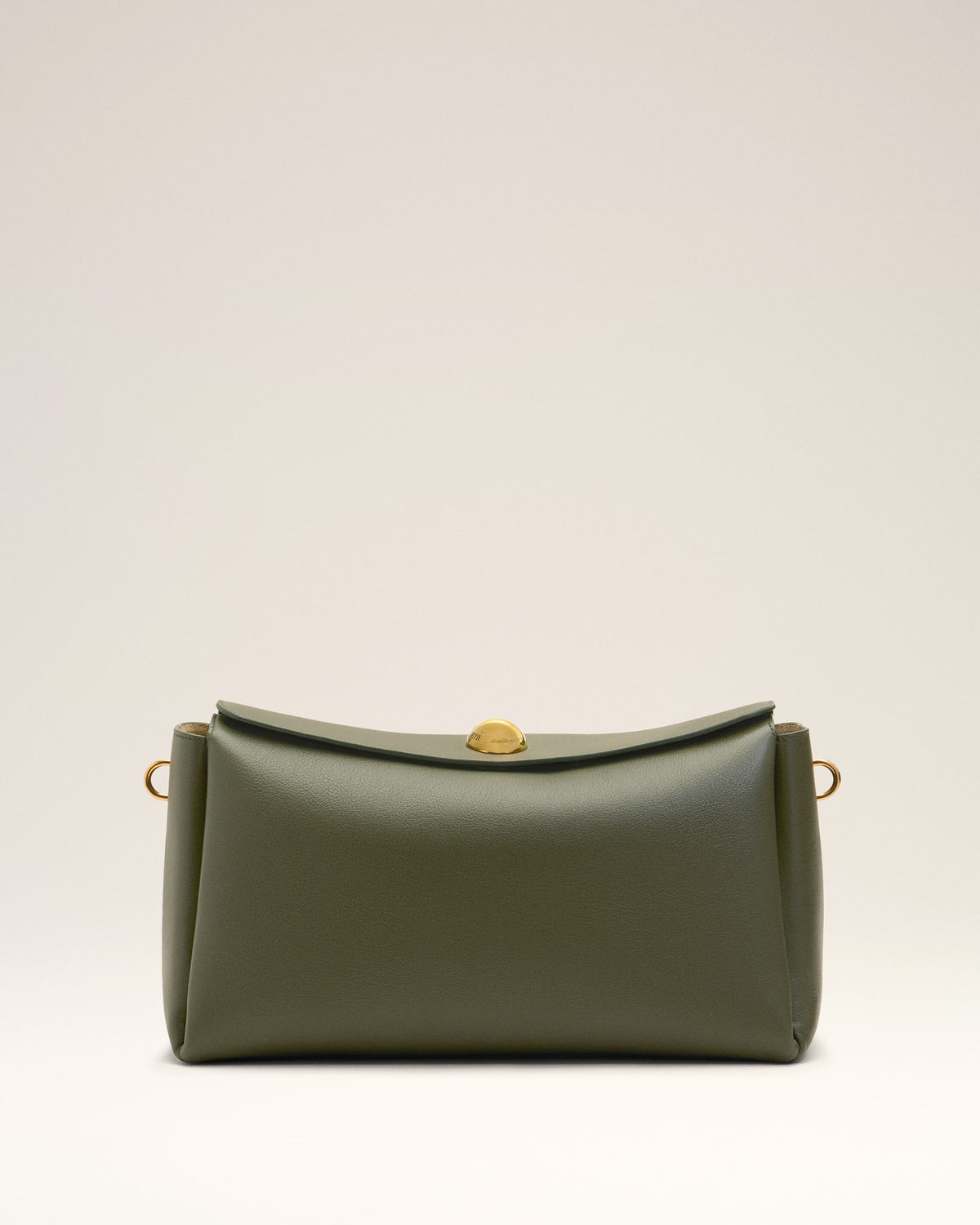 Sac Carrousel Moyen Vert en Cuir De Veau - 3