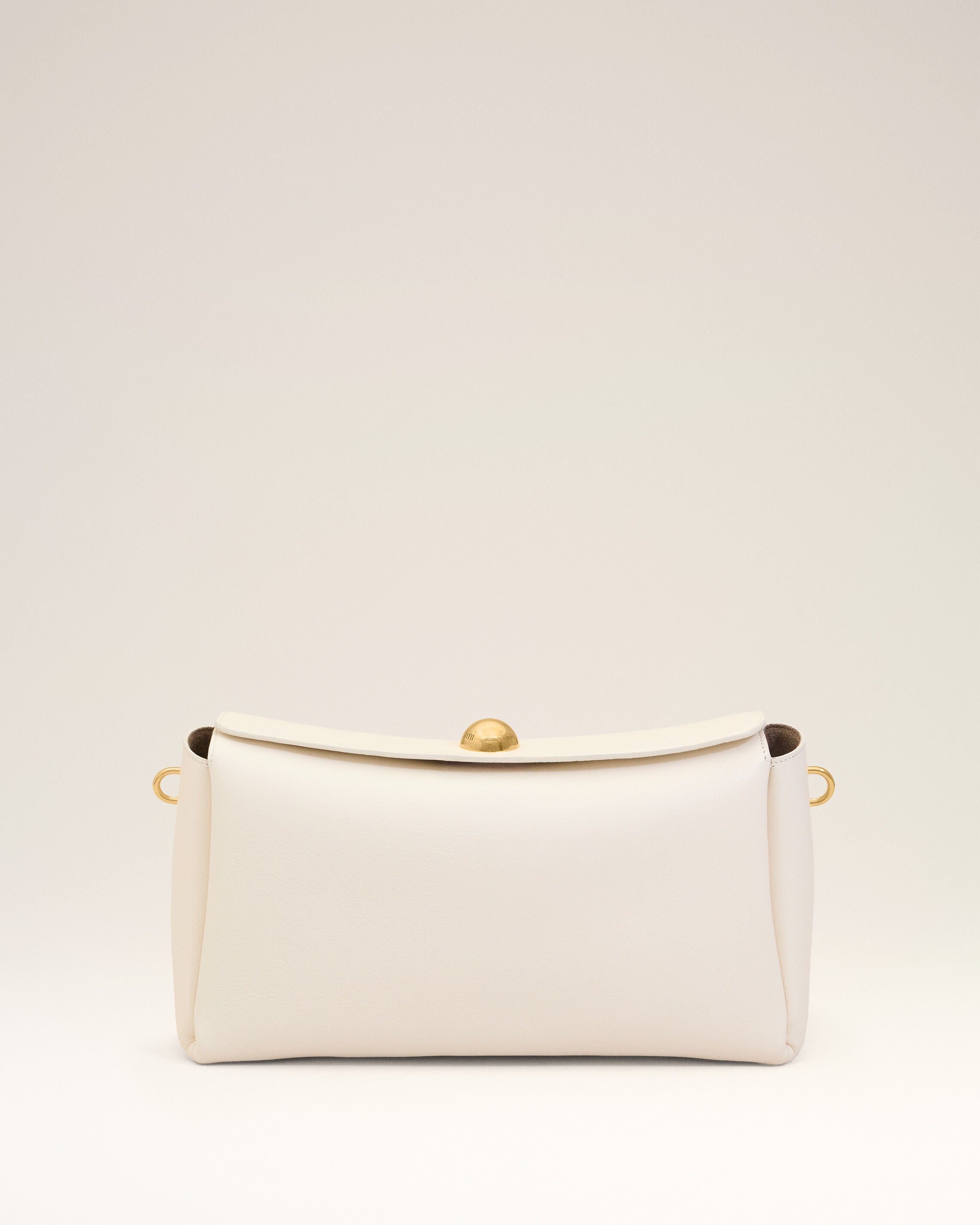 Sac Carrousel Moyen Blanc en Cuir De Veau - 11