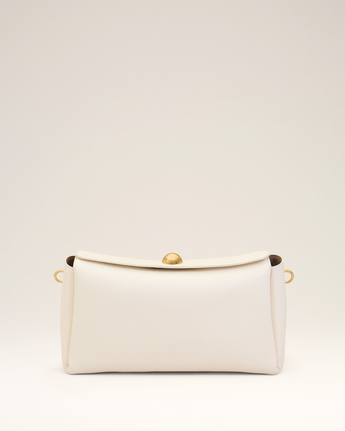 White Cow Leather Carrousel Medium Bag - 3
