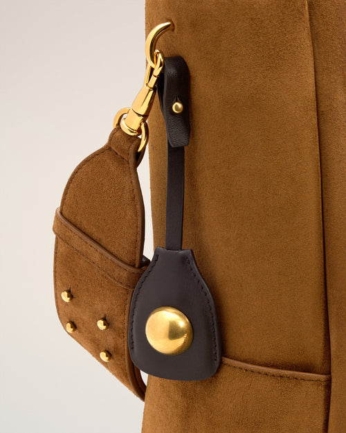 Brown Smooth Leather Carrousel Bucket Bag - Man - 6 - AMI Paris - Ami Paris