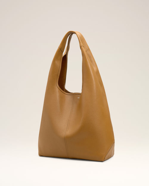 Yellow Supple Leather Etienne Hobo Bag - 3 - Ami Paris