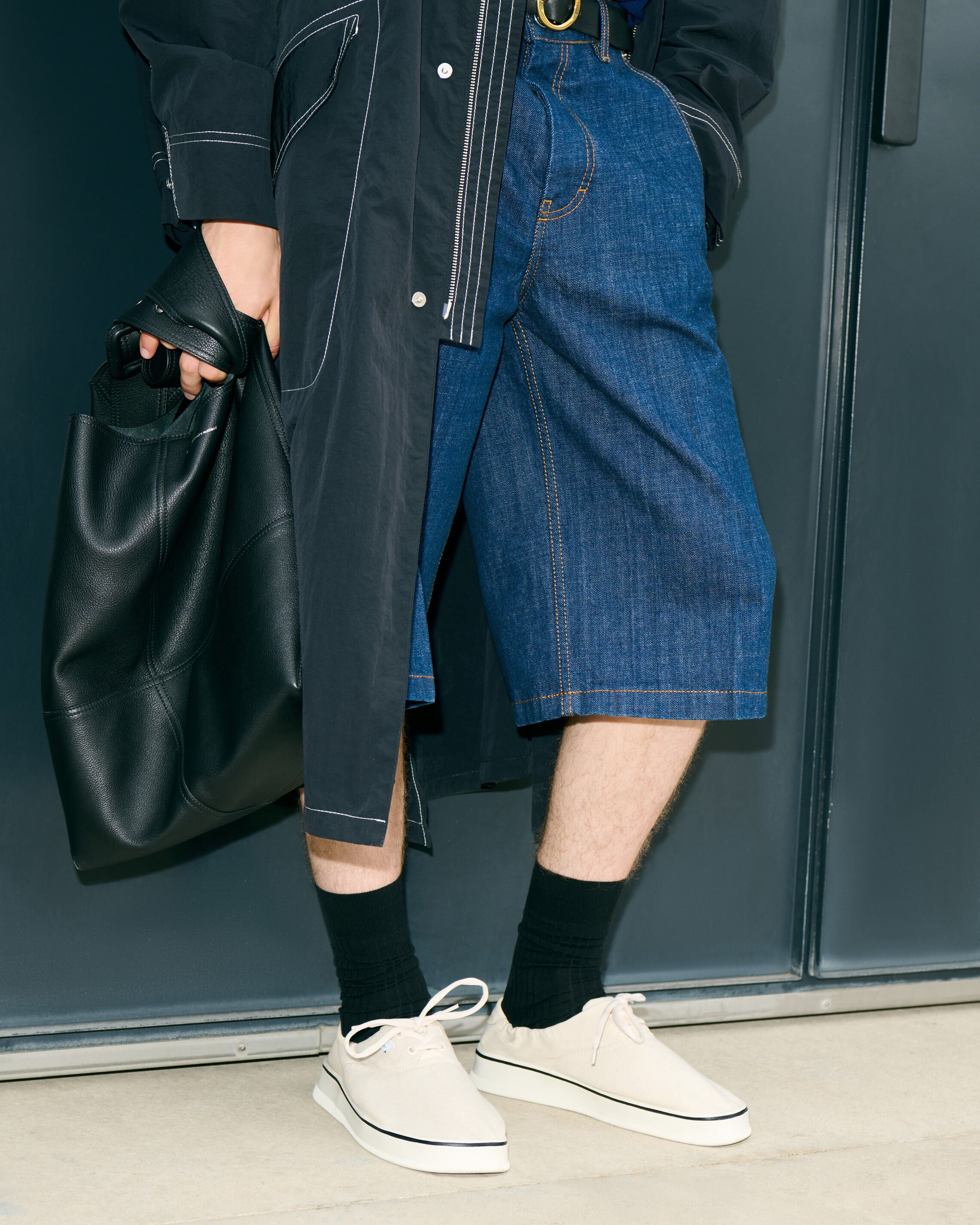 Sac Hobo Etienne Noir en Cuir De Taurillon - 7