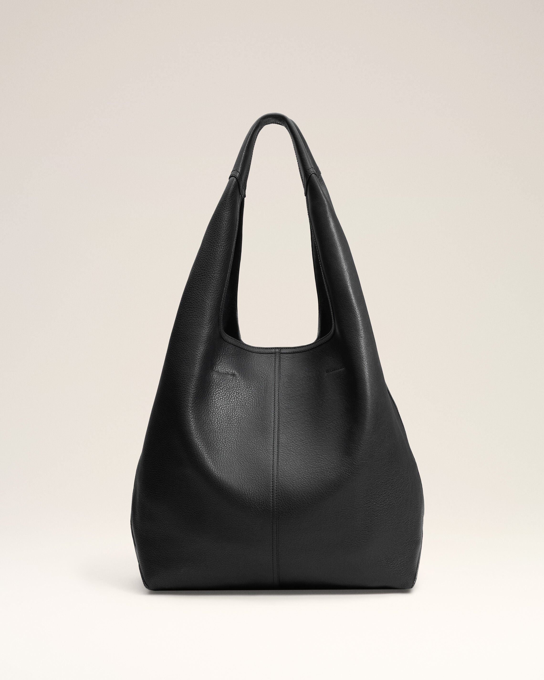 Sac Hobo Etienne Noir en Cuir De Taurillon - 11