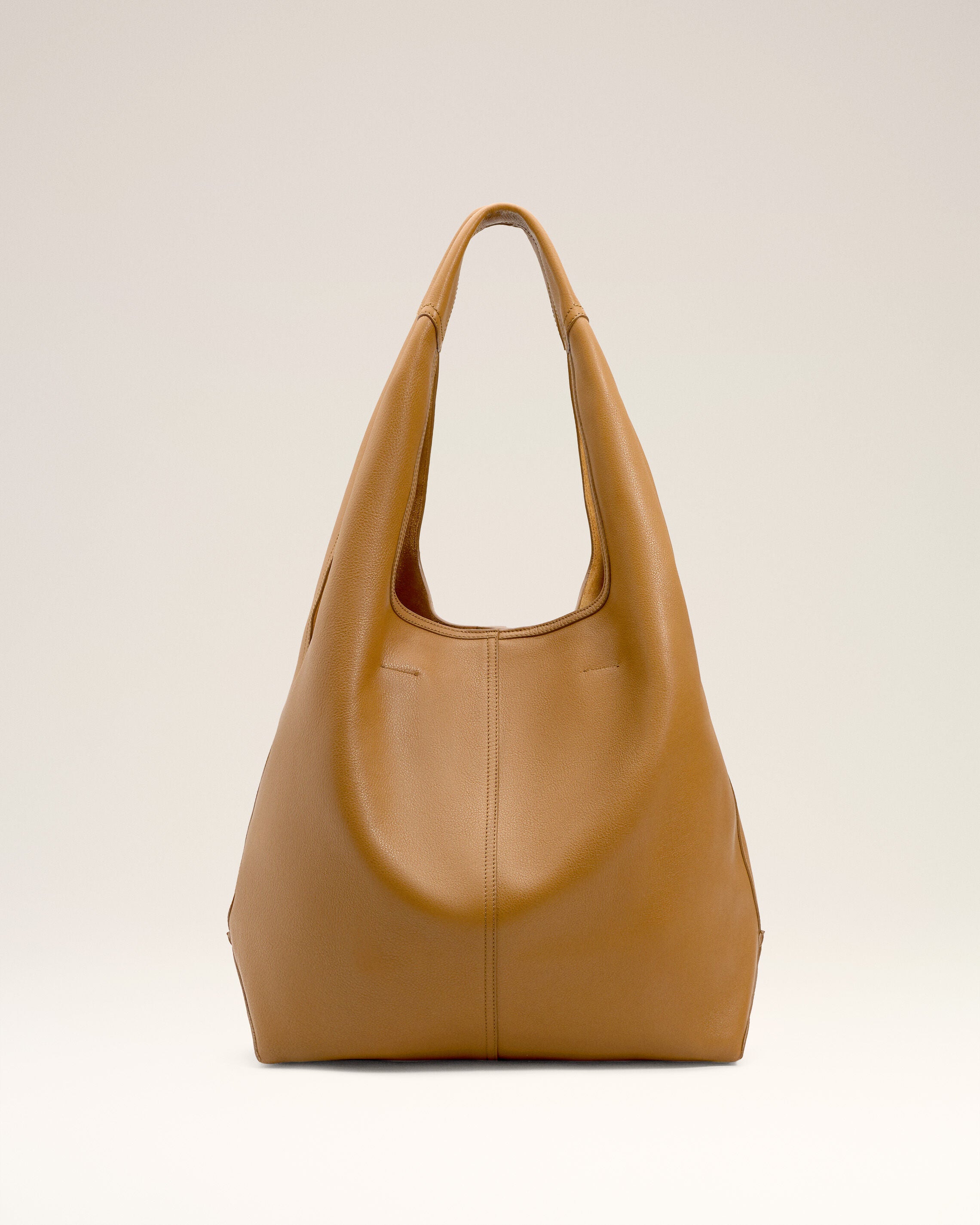 Bolso hobo Etienne de piel flexible amarilla - 9