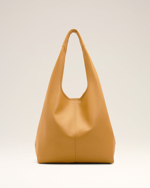 Yellow Soft Leather Etienne Hobo Bag - 1 - Ami Paris