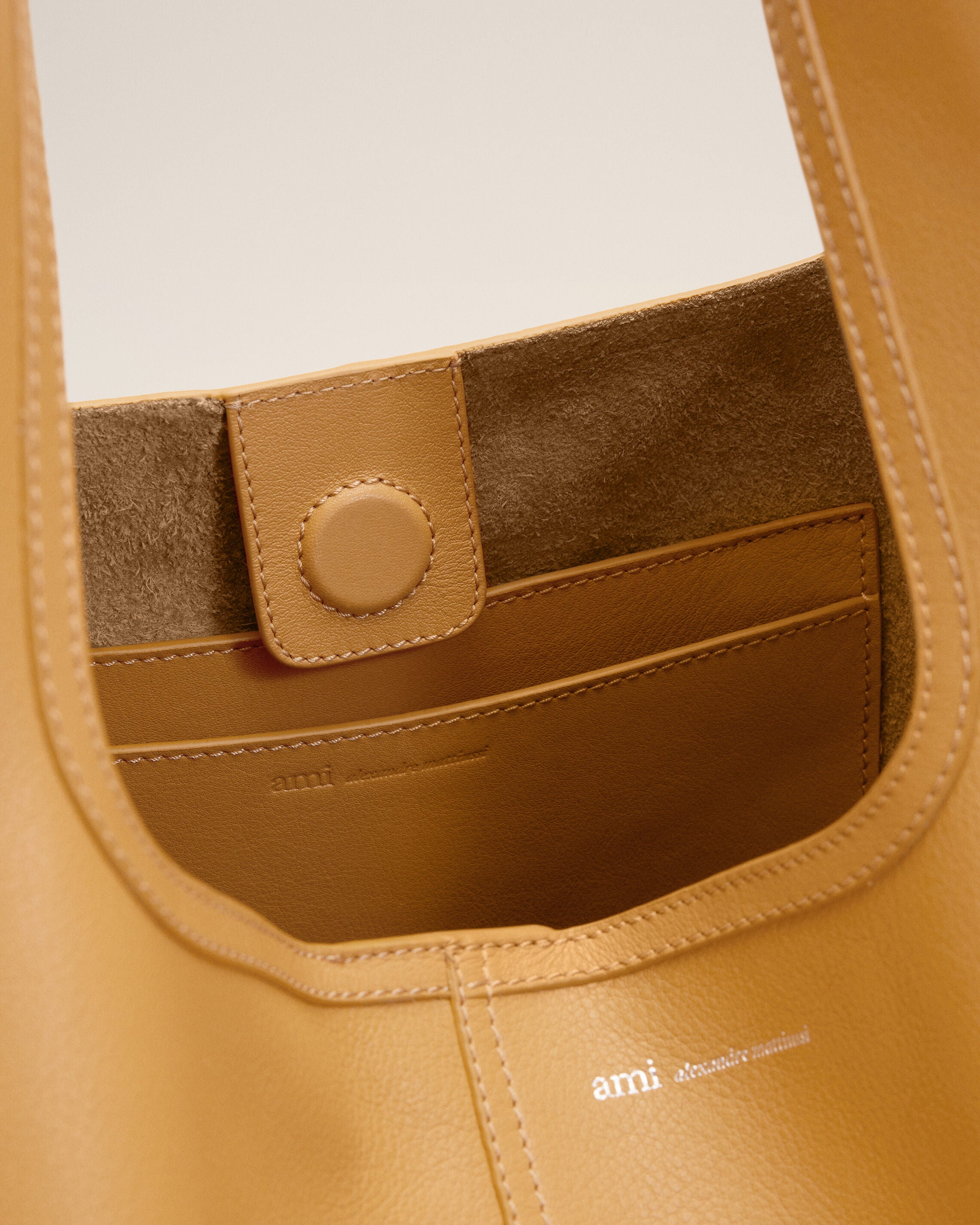 Yellow Soft Leather Etienne Hobo Bag - 6