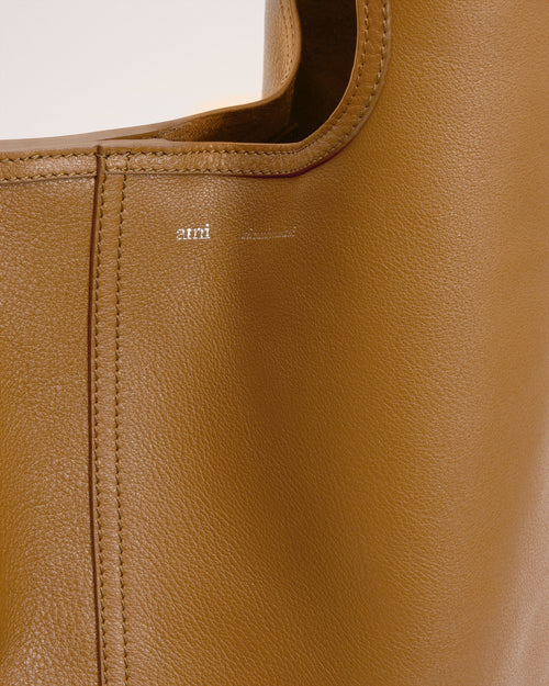 Yellow Soft Leather Etienne Hobo Bag - 5 - Ami Paris