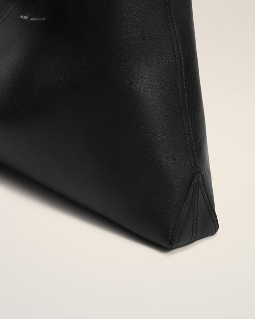 Black Taurillon Leather Etienne Shoulder Bag - 9 - Ami Paris