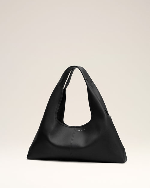 Black Soft Leather Etienne Shoulder Bag - Man - 3 - AMI Paris - Ami Paris