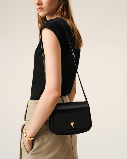 Black Cow Leather Paris Paris Bag - 4 - Ami Paris
