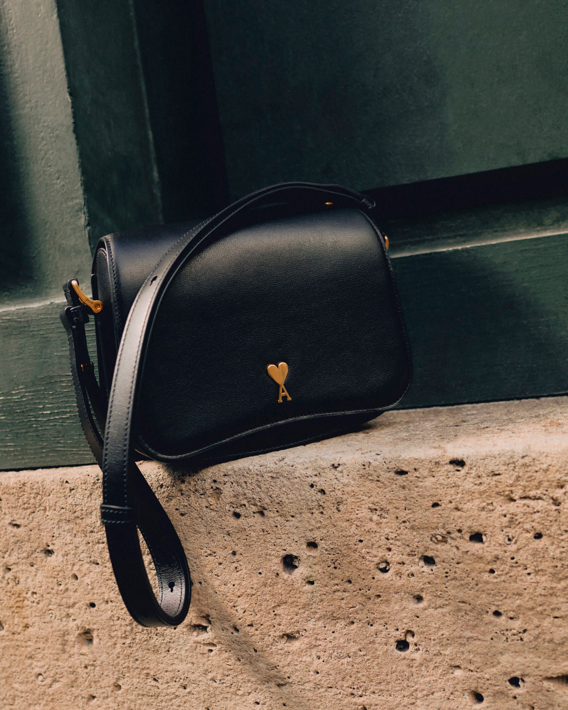 Borsa Paris Paris in pelle di vitello nera - 14