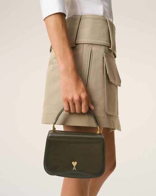 Green Cow Leather Top Handle Paris Paris Bag - Woman - 14 - AMI Paris - Ami Paris