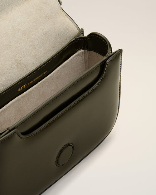 Sac Porté Main Paris Paris Vert en Cuir De Veau - 6 - Ami Paris