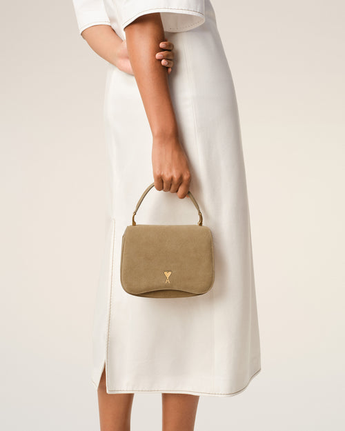 Yellow Cow Leather Top Handle Paris Paris Bag - 14 - Ami Paris