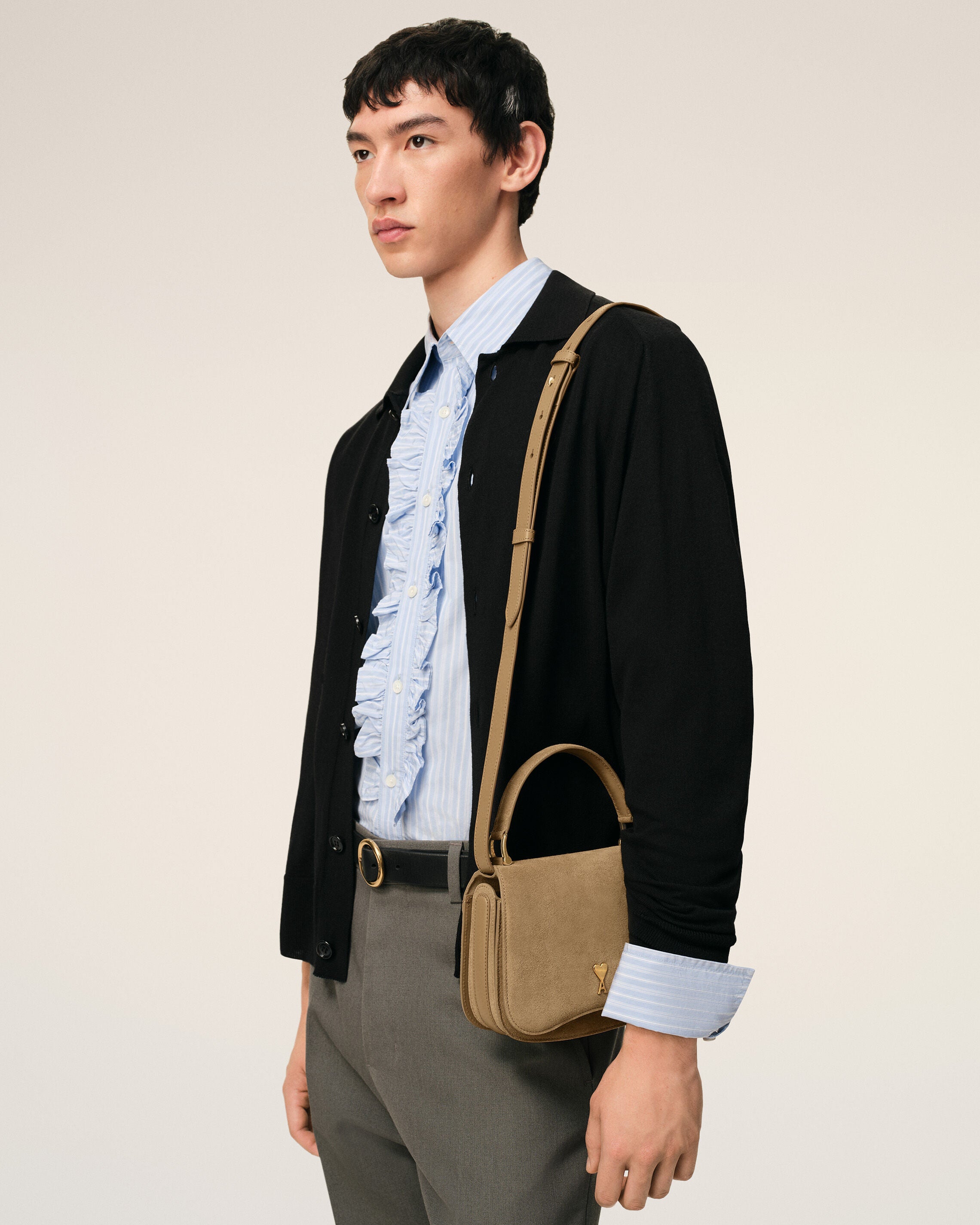 Yellow Cow Leather Top Handle Paris Paris Bag - 2