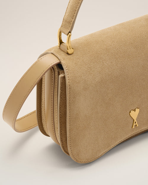 Yellow Cow Leather Top Handle Paris Paris Bag - Woman - 12 - AMI Paris - Ami Paris