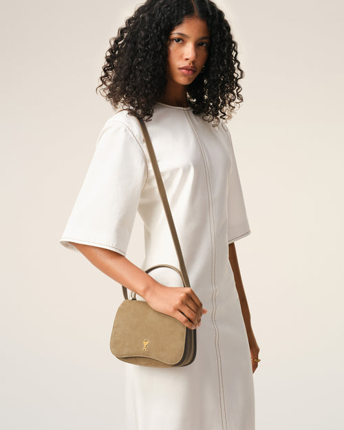                                     Yellow Cow Leather Top Handle Paris Paris Bag - 3                                 - Ami Paris