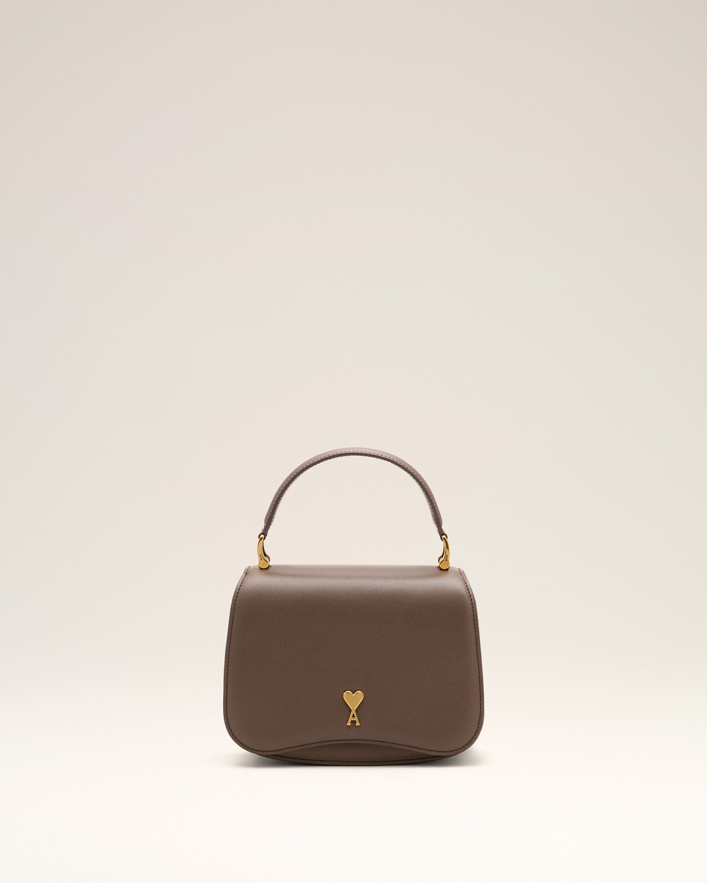 Bolso de mano Paris Paris de cuero marrón de vaca - 8