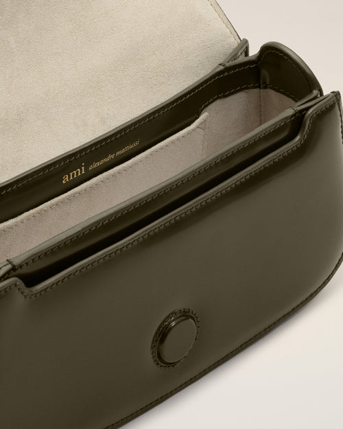 Green Cow Leather Shoulder Paris Paris Bag - 6 - Ami Paris