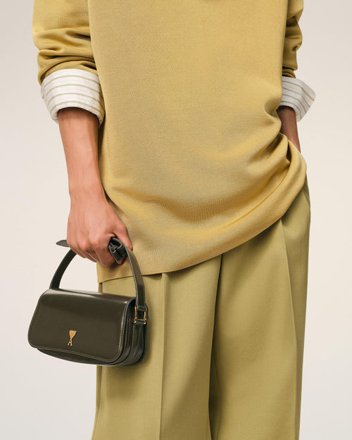 Green Cow Leather Shoulder Paris Paris Bag - 1 - Ami Paris