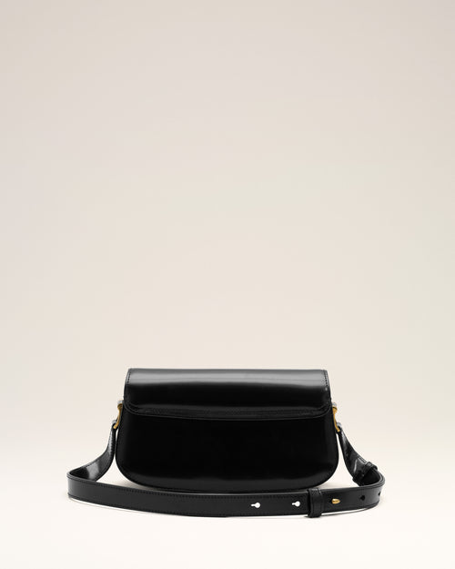 Black Cow Leather Shoulder Paris Paris Bag - 4 - Ami Paris
