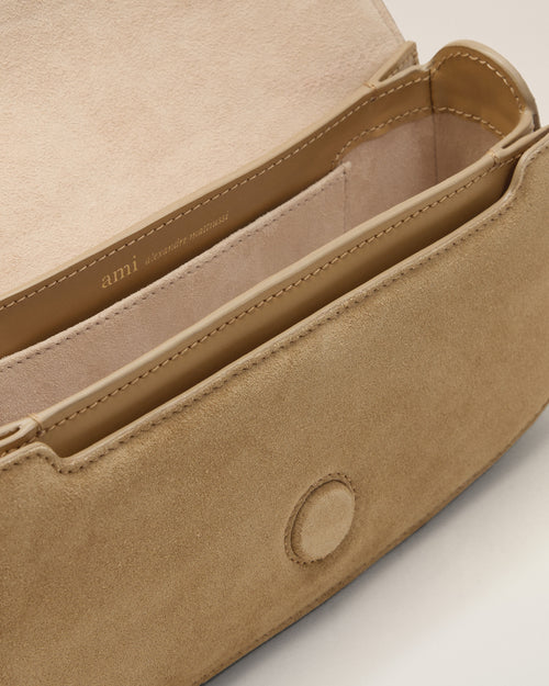 Sac Porté Epaule Paris Paris Jaune en Cuir De Veau - Femme - 12 - AMI Paris - Ami Paris