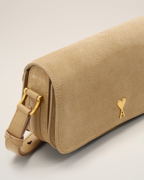 Bolso de hombro Paris Paris de piel de vaca amarilla - 5 - Ami Paris