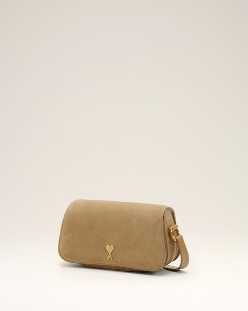 Yellow Cow Leather Shoulder Paris Paris Bag - Man - 3 - AMI Paris - Ami Paris