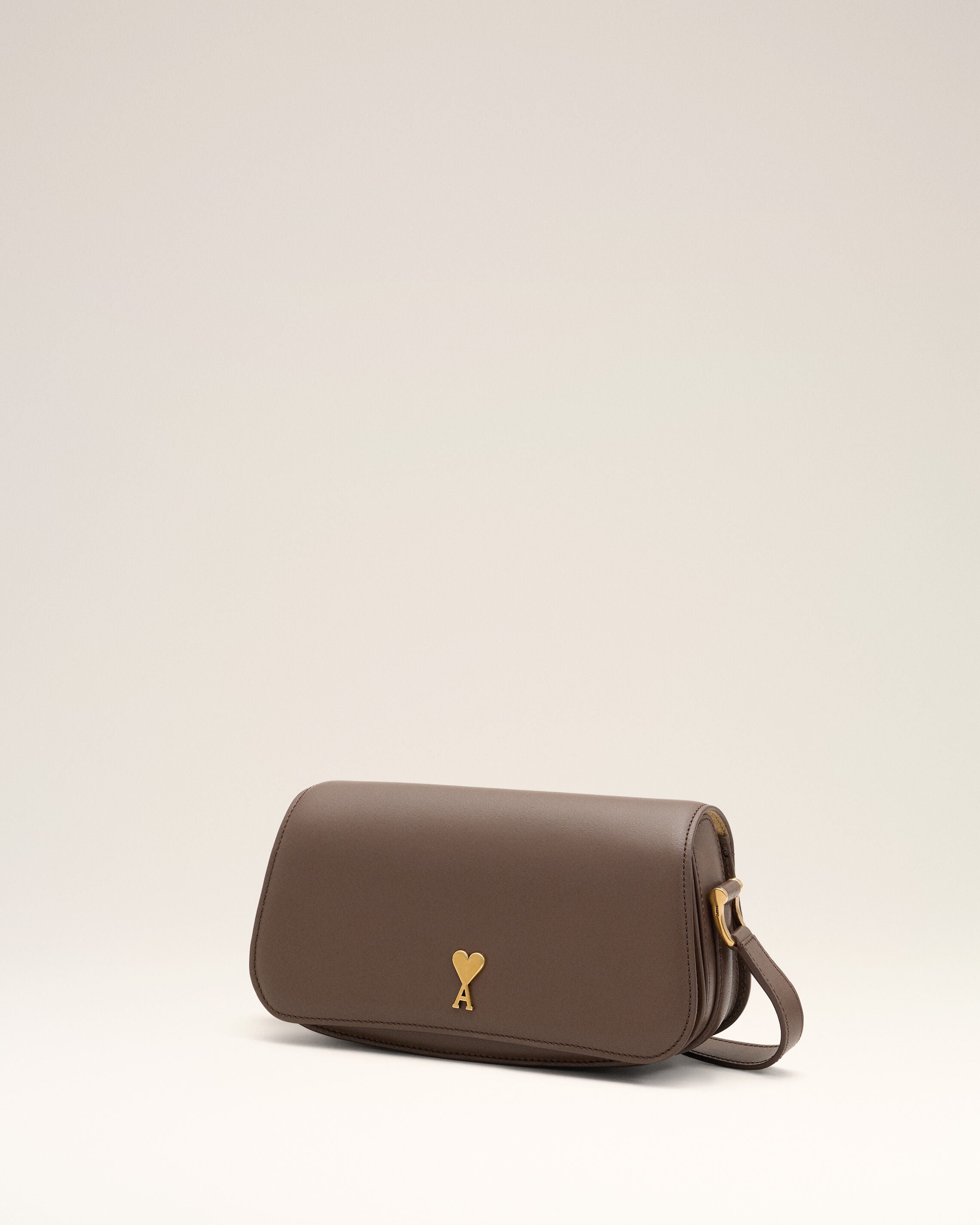 Bolso bandolera Paris Paris de cuero de vaca marrón - 9
