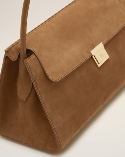 Brown Cow Leather Mimi Bag - 5 - Ami Paris