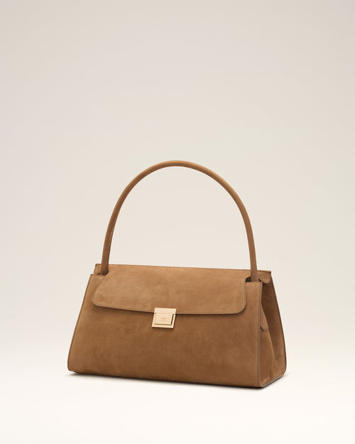 Brown Cow Leather Mimi Bag - 9 - Ami Paris