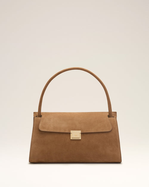 Brown Cow Leather Mimi Bag - Woman - 7 - AMI Paris - Ami Paris
