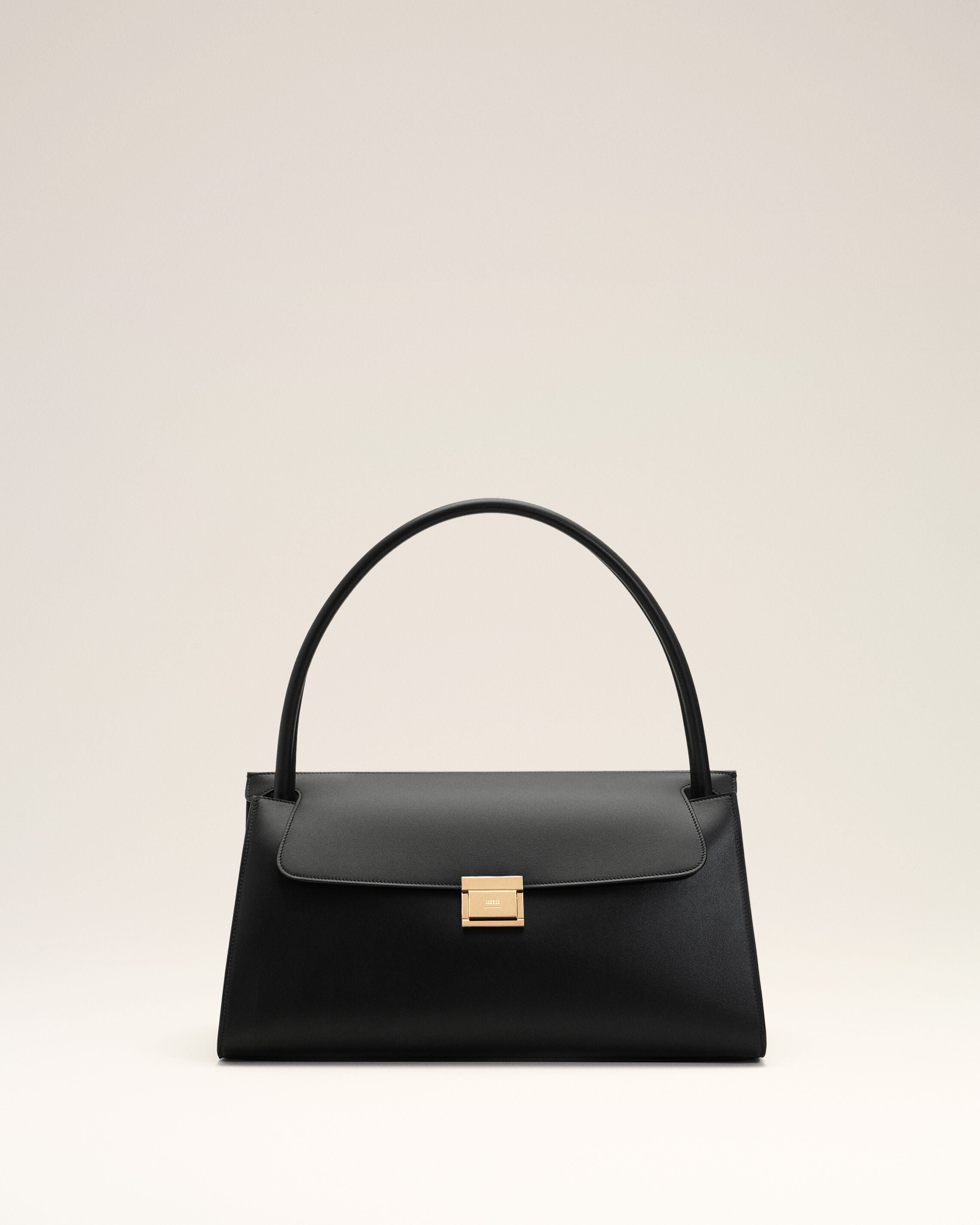 Black Cow Leather Mimi Bag - 7