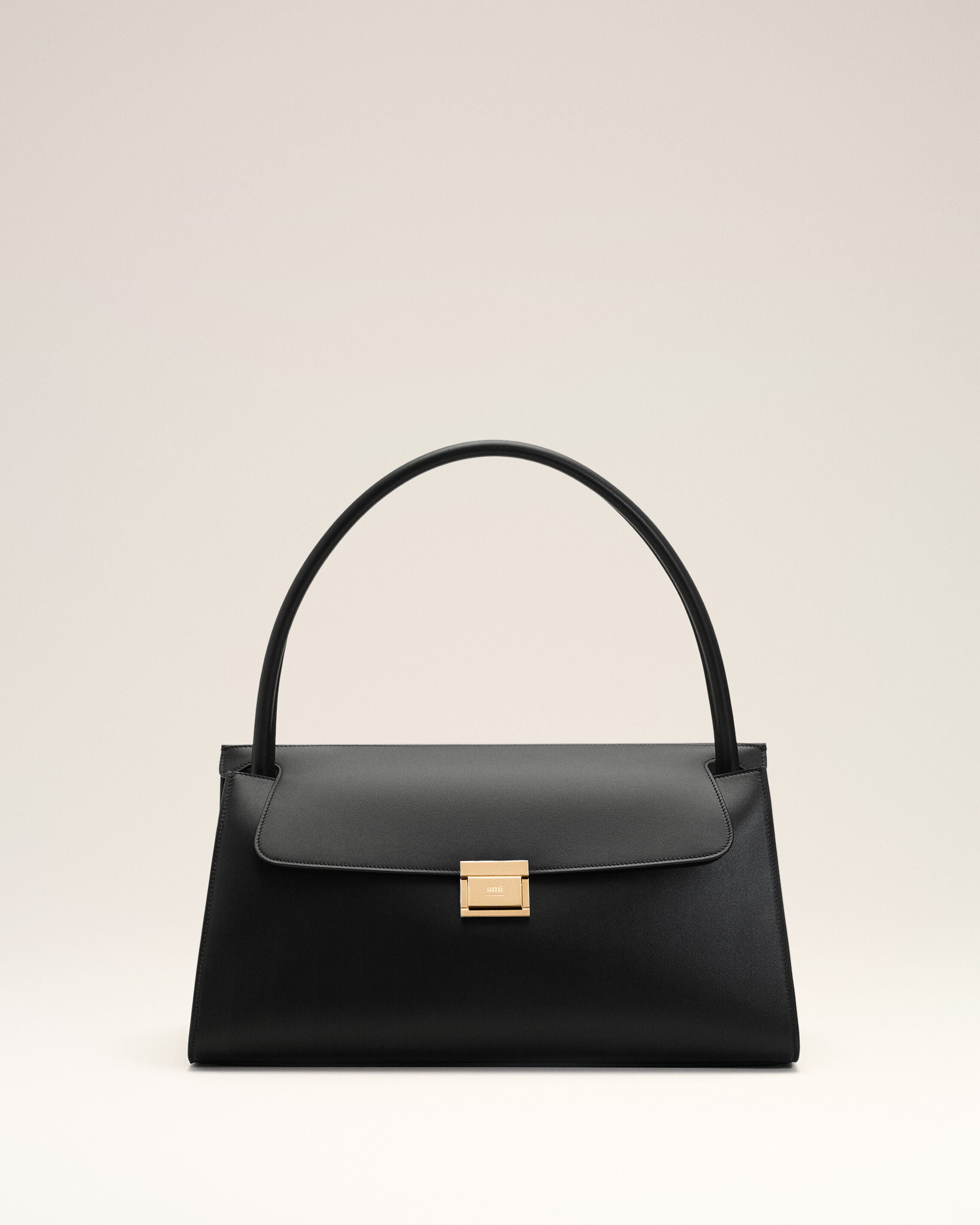 Black Cow Leather Mimi Bag - 8
