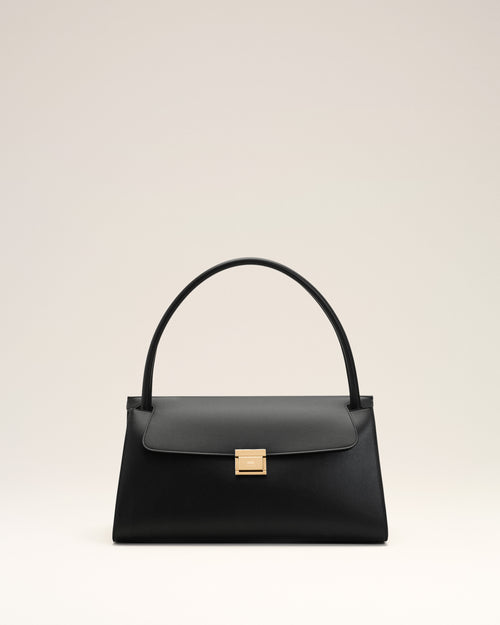 Sac Mimi Noir en Cuir De Veau - 1 - Ami Paris