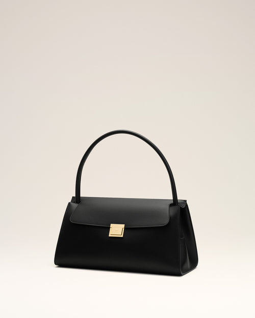 Black Cow Leather Mimi Bag - 3 - Ami Paris