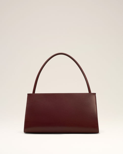 Burgundy Smooth Leather Mimi Bag - Man - 4 - AMI Paris - Ami Paris